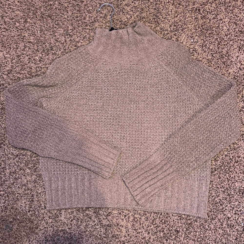 Hippie Rose Mocha Turtleneck Sweater